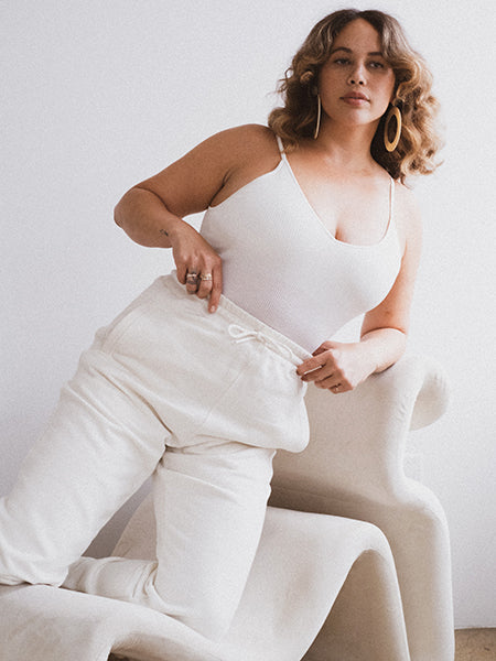 トップス whip cream cami Racer Charmeuse Camisole White – CAMI NYC